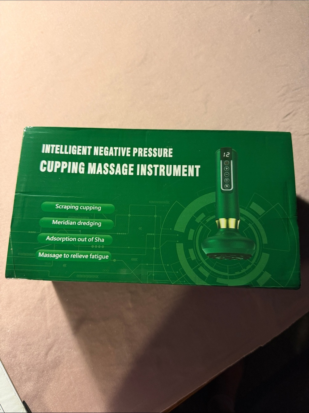 Intelligent Negative Pressure Cupping Massage Device - Green